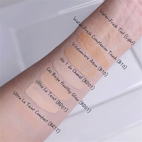 chanel foundation touche de teint|Chanel foundation color shade chart.